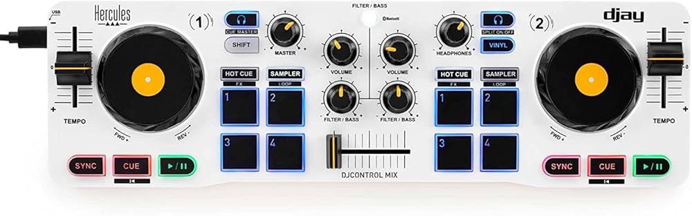 Hercules DJ Bluetooth Wireless Controller for Smartphone DJing